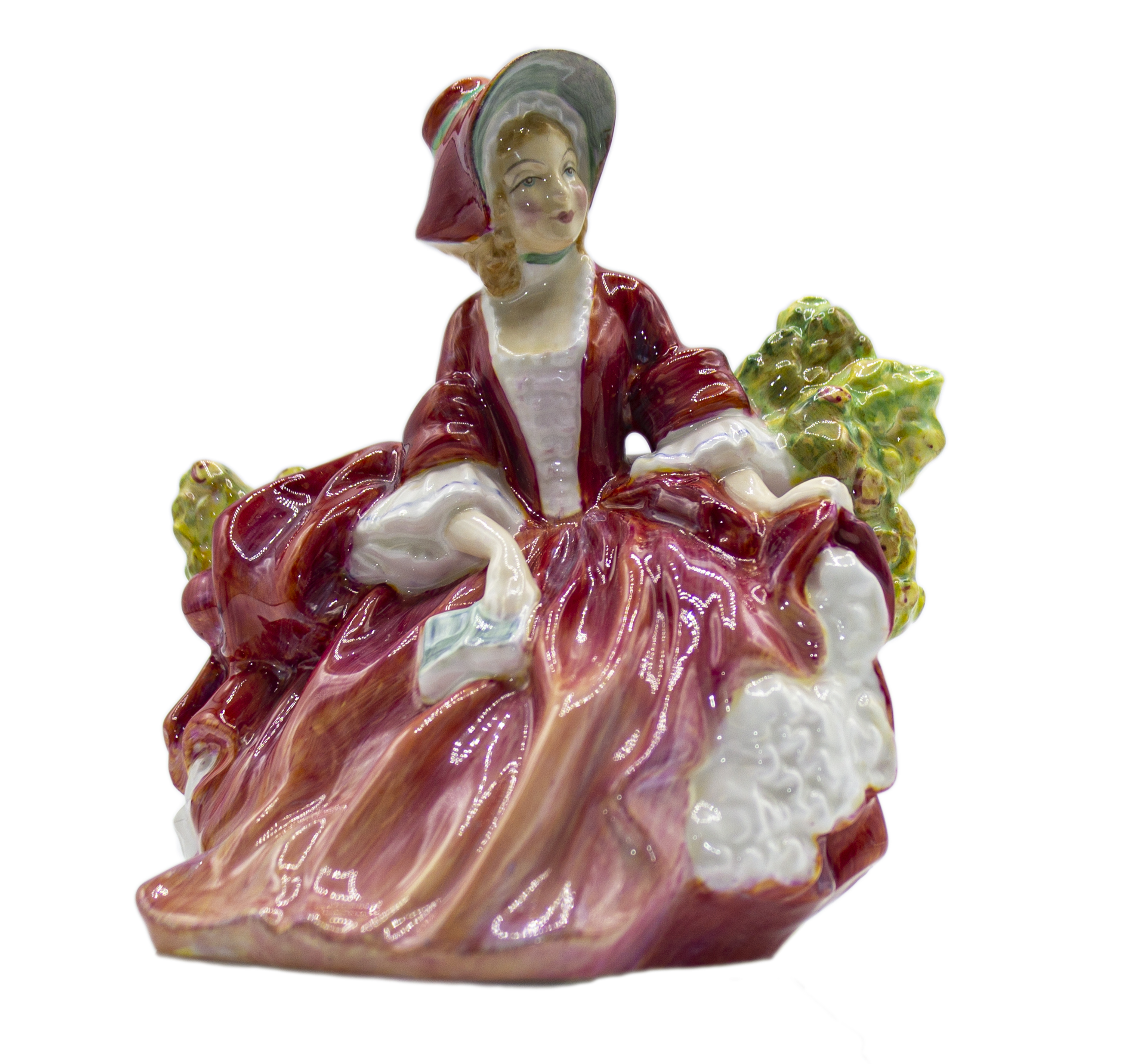 Royal Doulton Figurine, Lydia, Red Dress (HN 1908) 5